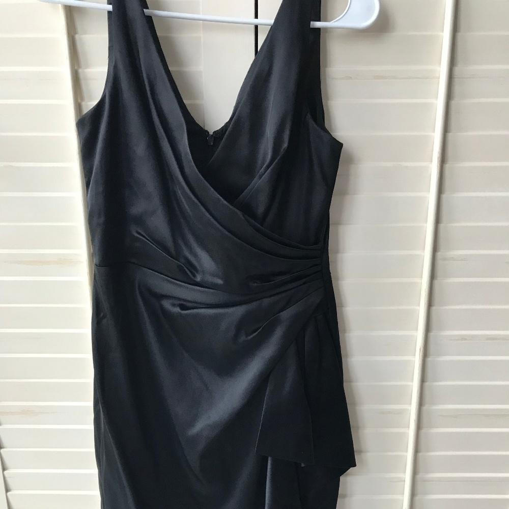 Black, Satin Dress